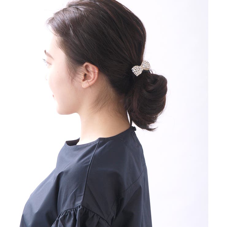 ビジューリボンヘアゴム ヘアカフ ヘアフック | VINGTAINE | 詳細画像10 