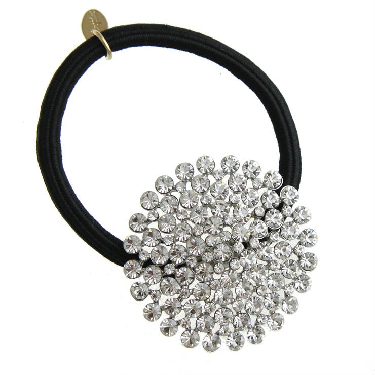 ビジューラウンドヘアゴム ヘアカフ ゴールド | VINGTAINE | 詳細画像3 