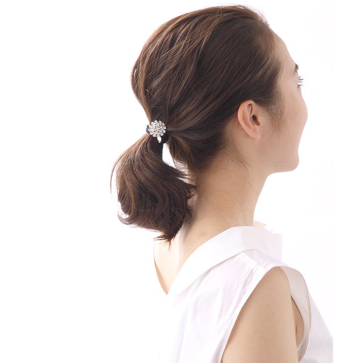 ビジューラウンドヘアゴム ヘアカフ (S) | VINGTAINE | 詳細画像10 