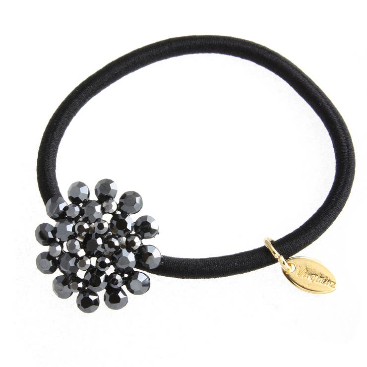 ビジューラウンドヘアゴム ヘアカフ (S) | VINGTAINE | 詳細画像4 