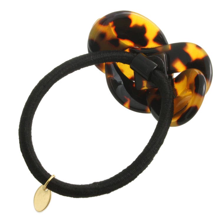 べっ甲風編み込みデザインヘアゴム ヘアカフ マーブル | VINGTAINE | 詳細画像10 