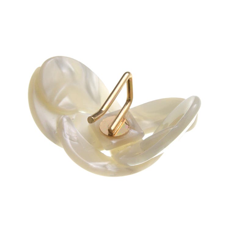 べっ甲風編み込みデザインヘアゴム ヘアカフ マーブル | VINGTAINE | 詳細画像6 