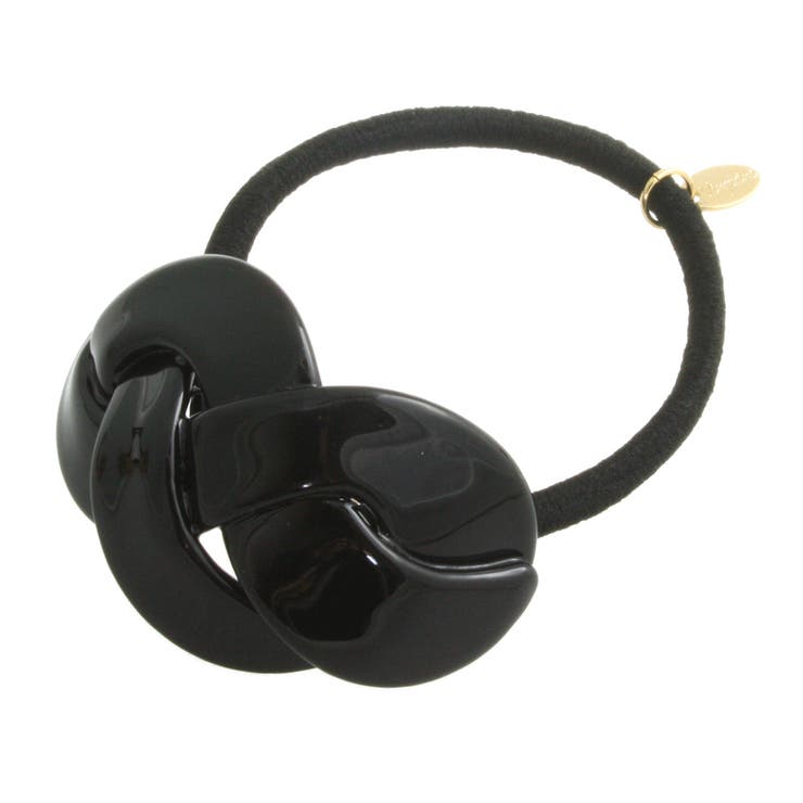 べっ甲風編み込みデザインヘアゴム ヘアカフ マーブル | VINGTAINE | 詳細画像9 