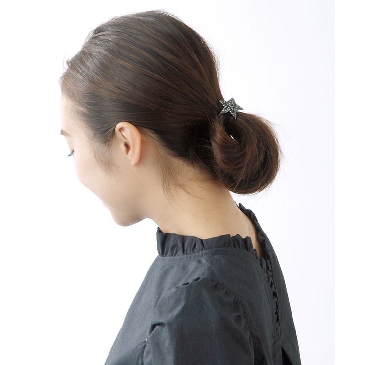 スタービジューヘアゴム ヘアカフ ゴールド | VINGTAINE | 詳細画像10 