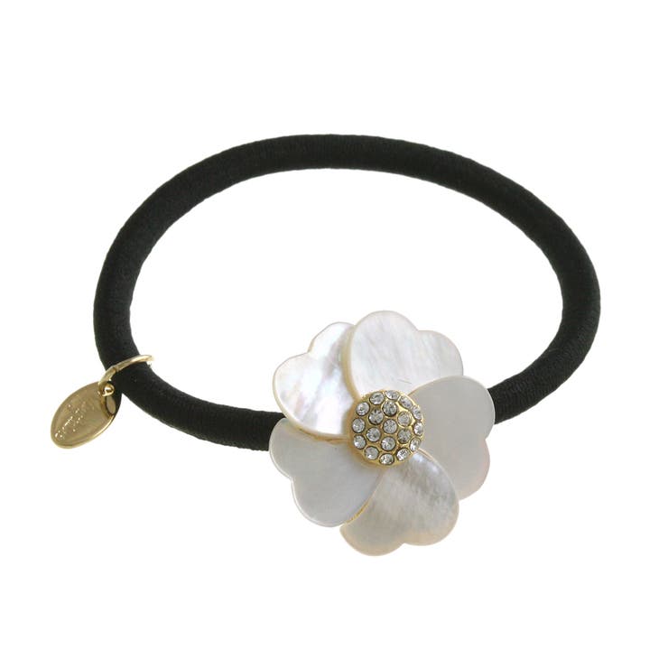 シェルフラワーヘアゴム ヘアカフ ポニーフック | VINGTAINE | 詳細画像3 