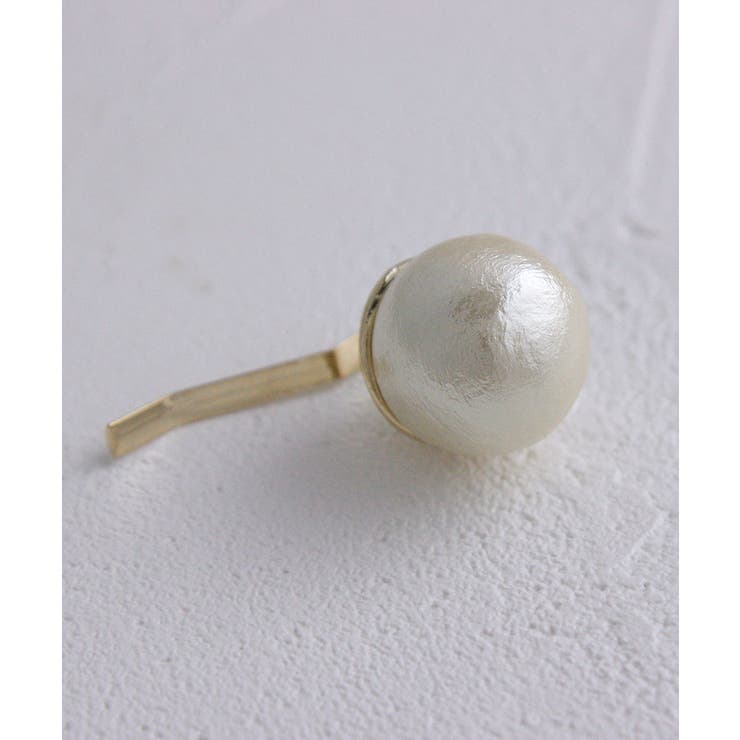 一粒コットンパールヘアゴム ヘアカフ 小ぶり | VINGTAINE | 詳細画像10 