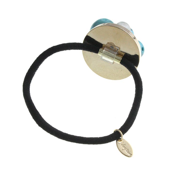 ターコイズカラーミックスポニーフック ヘアゴム ヘアカフ | VINGTAINE | 詳細画像2 