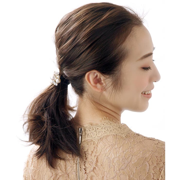 パールビジューヘアカフ ポニーフック ヘアフック | VINGTAINE | 詳細画像4 