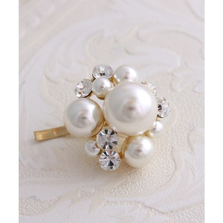 パールビジューヘアカフ ポニーフック ヘアフック | VINGTAINE | 詳細画像7 