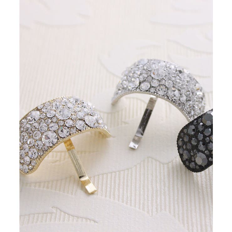 ビジューカーブヘアカフ ポニーフック ヘアフック | VINGTAINE | 詳細画像7 