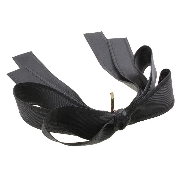 グレー | ロングリボンヘアカフ ポニーフック ヘアフック | VINGTAINE