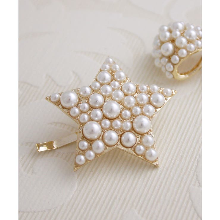 パールスターヘアカフ ポニーフック ヘアフック | VINGTAINE | 詳細画像3 