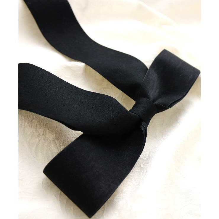 ロングブラックリボンポニーフック ヘアカフ ヘアフック | VINGTAINE | 詳細画像11 