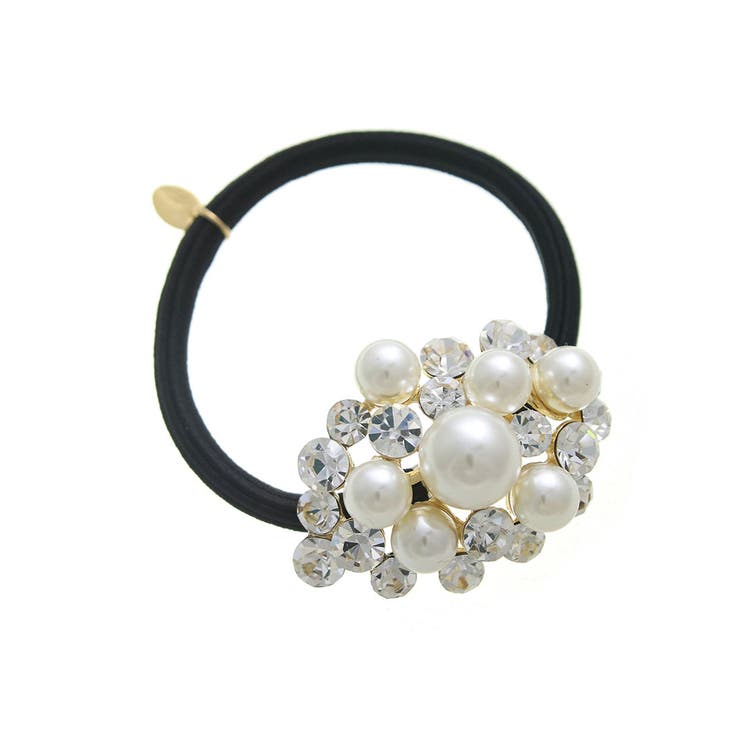 パール＆ビジューヘアゴム ポニーフック ヘアフック | VINGTAINE | 詳細画像3 