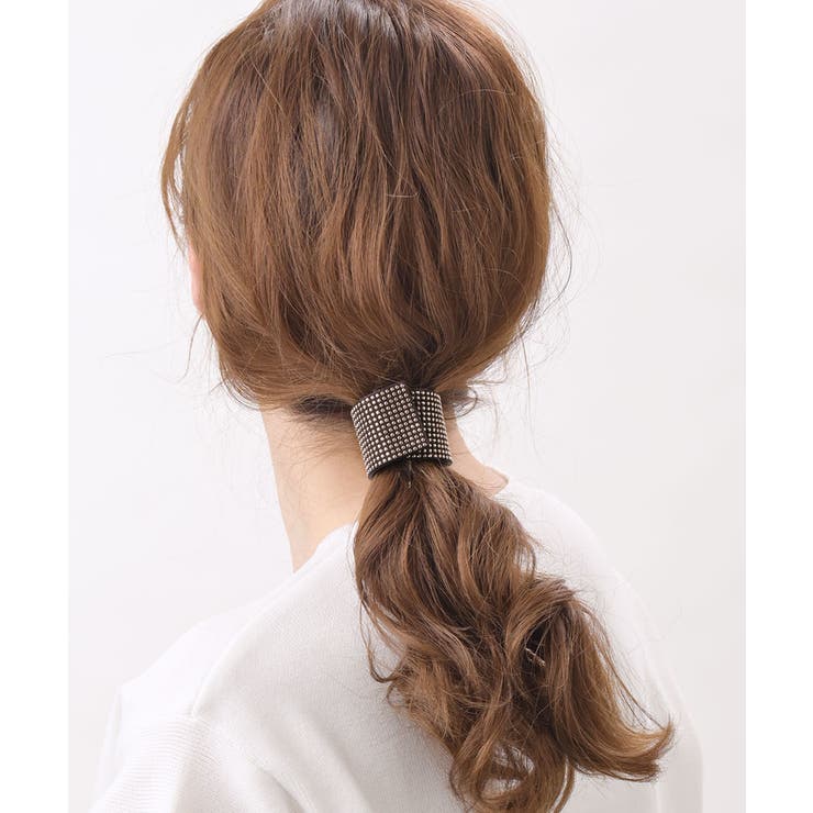 マグネット式スタッズ付きヘアカフ 巻くだけ 巻き[品番