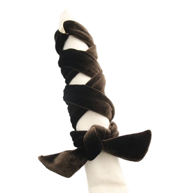 ブラウン | タイトポニー ヘアカフ ポニーフック | VINGTAINE