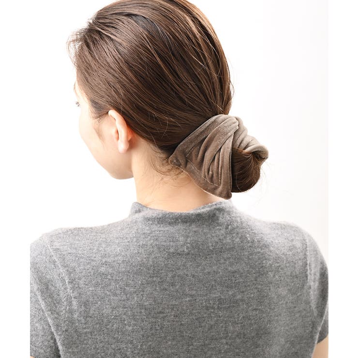 モカ | デフトバン ベロア お団子 | VINGTAINE