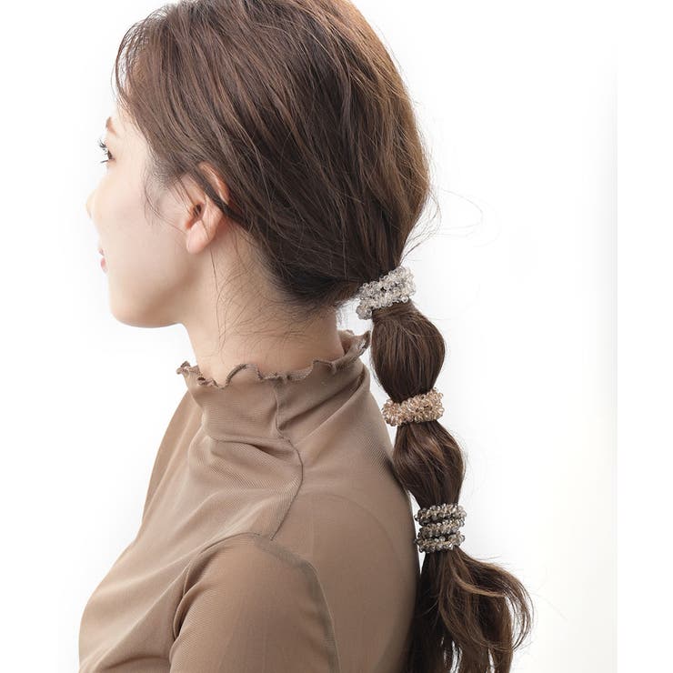 ヘアゴム ビーズ 華やか | VINGTAINE | 詳細画像3 