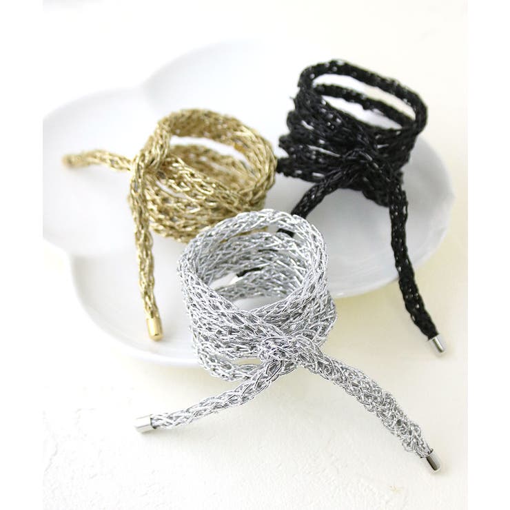 ワイヤーポニー メタリック ロープ | VINGTAINE | 詳細画像4 