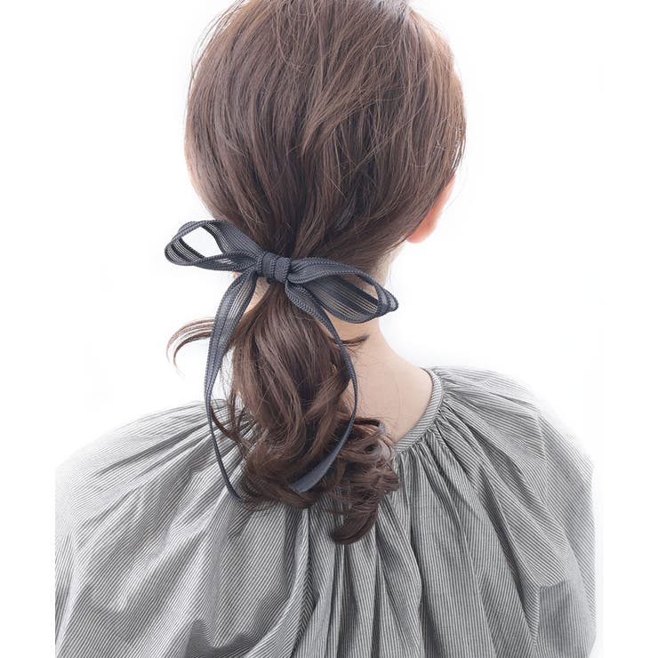 ヘアカフ ポニーフック ロングリボン | VINGTAINE | 詳細画像9 