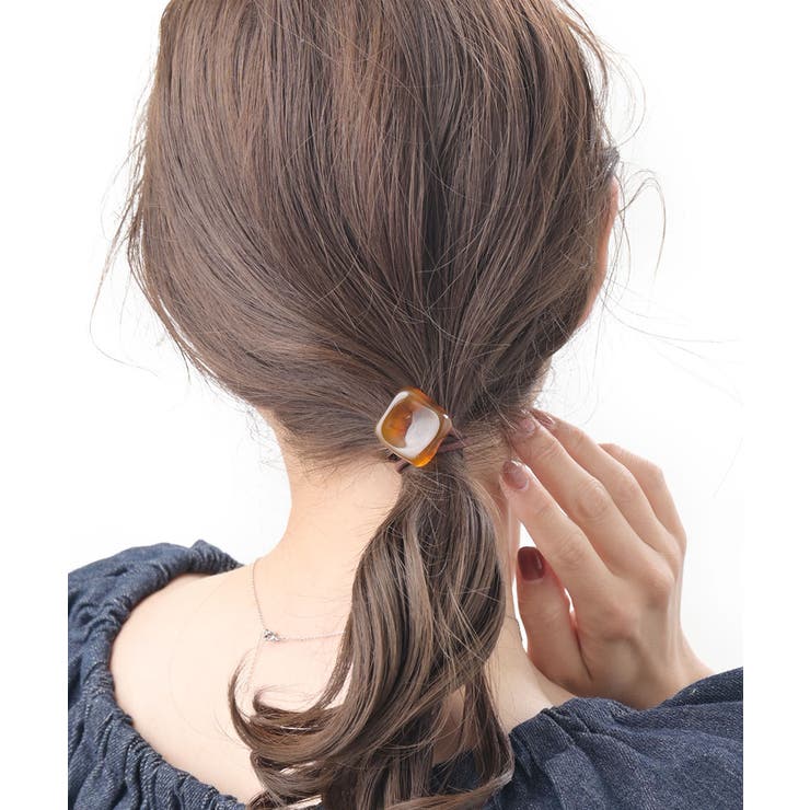 ブラウン | ヘアゴム ニュアンス モチーフ | VINGTAINE