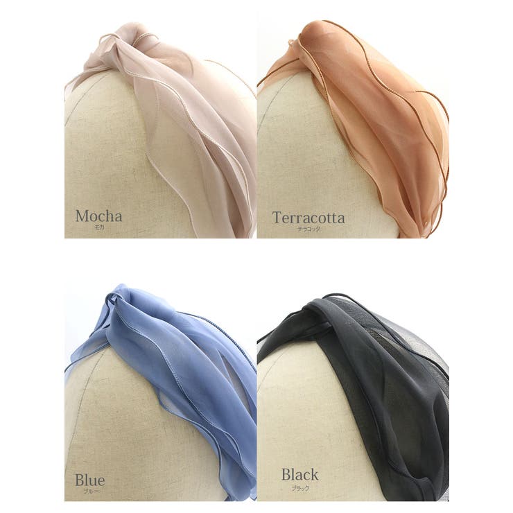 ヘアバンド オーガンジー シアー | VINGTAINE | 詳細画像2 