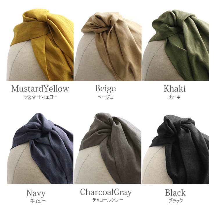 ヘアバンド リネン 麻 | VINGTAINE | 詳細画像8 