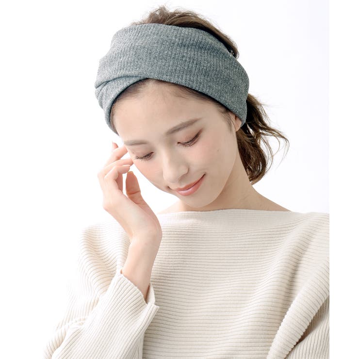 リブターバンヘアバンド/クロス/ヘッドバンド/ヘアアクセサリー HB-50 | VINGTAINE | 詳細画像4 