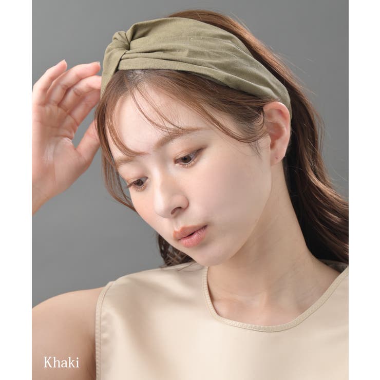 ヘアバンド ヘッドバンド リネン | VINGTAINE | 詳細画像6 