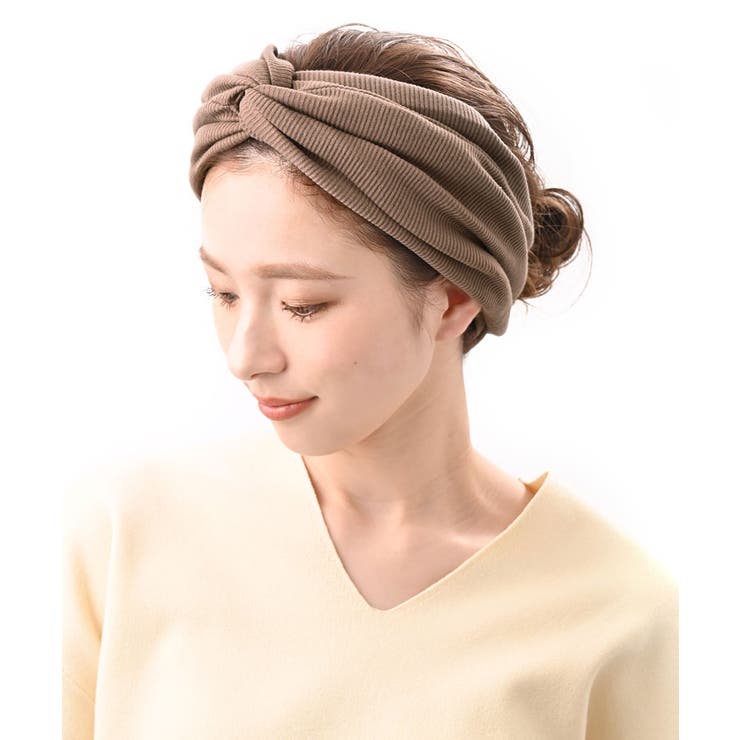 ボリュームワイドリブターバンヘアバンド ターバンヘアバンド  リブターバン[品番：VTNA0003530]｜VINGTAINE（ヴァンテーヌ）のレディースファッション通販｜SHOPLIST（ショップリスト）