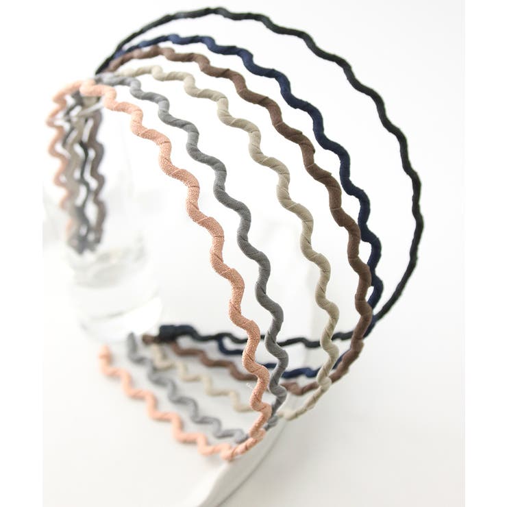 シンプルウェーブカチューシャ/オフィス/ヘアアクセサリー HK-105 | VINGTAINE | 詳細画像16 