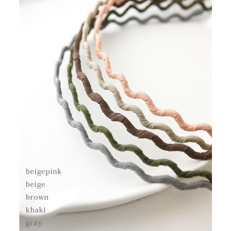 シンプルウェーブカチューシャ/オフィス/ヘアアクセサリー HK-105 | VINGTAINE | 詳細画像4 