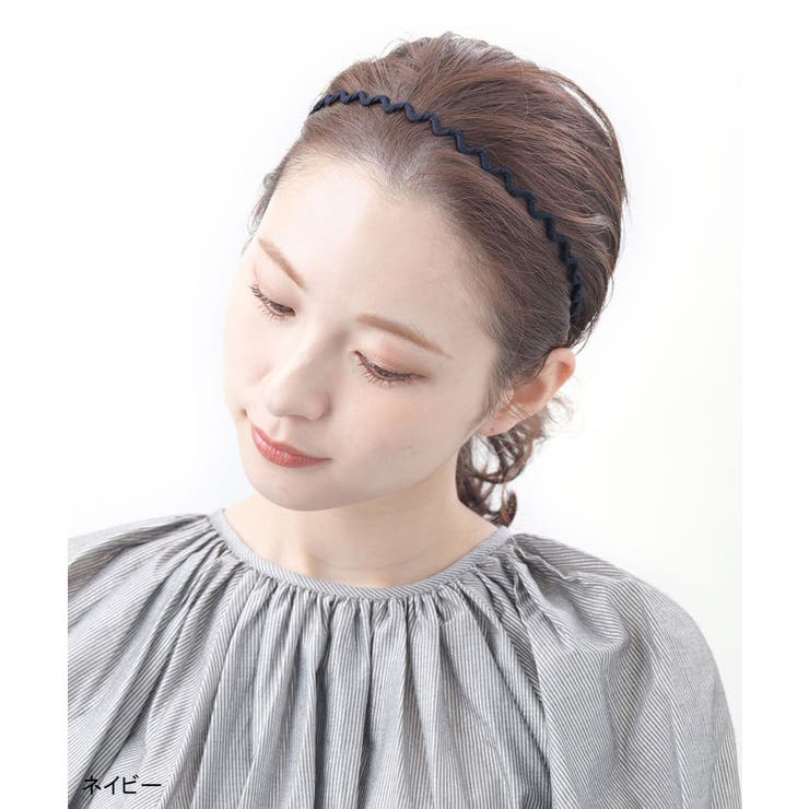 シンプルウェーブカチューシャ/オフィス/ヘアアクセサリー HK-105 | VINGTAINE | 詳細画像10 
