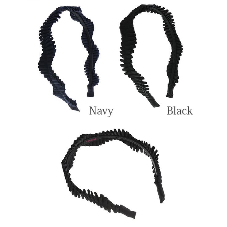 グログランウェーブカチューシャ ヘアアクセサリー ヘッドアクセサリー | VINGTAINE | 詳細画像2 