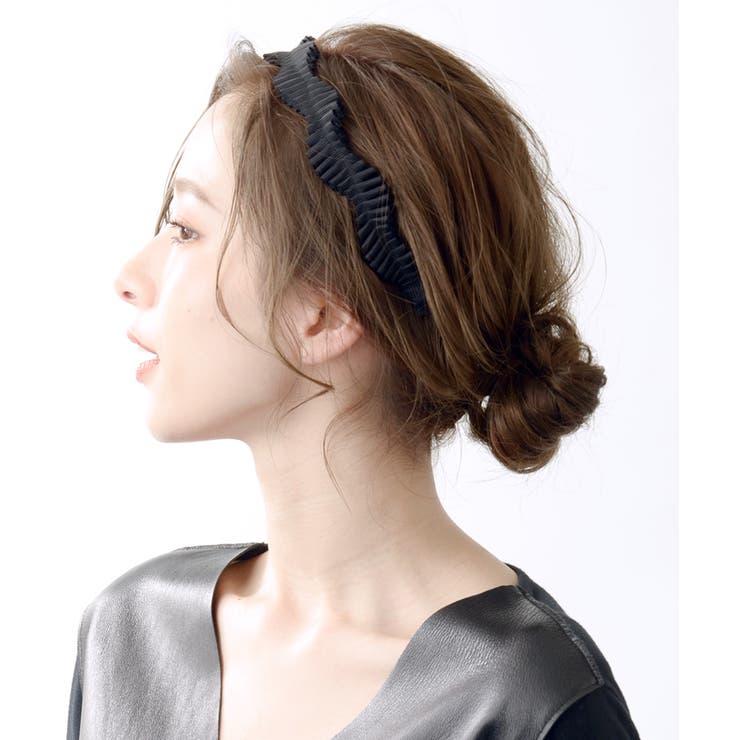 グログランウェーブカチューシャ ヘアアクセサリー ヘッドアクセサリー | VINGTAINE | 詳細画像4 