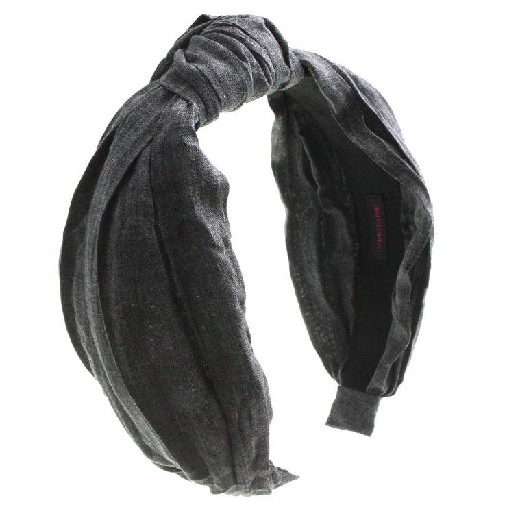 シンプルワイドターバン風カチューシャ 幅広 デイリー | VINGTAINE | 詳細画像2 