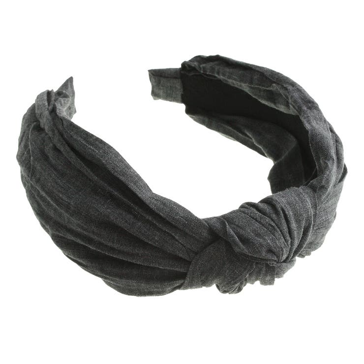 シンプルワイドターバン風カチューシャ 幅広 デイリー | VINGTAINE | 詳細画像4 