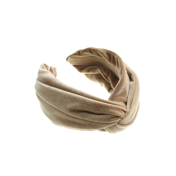 ベロアクロスターバン風カチューシャ 秋冬 シンプル | VINGTAINE | 詳細画像2 