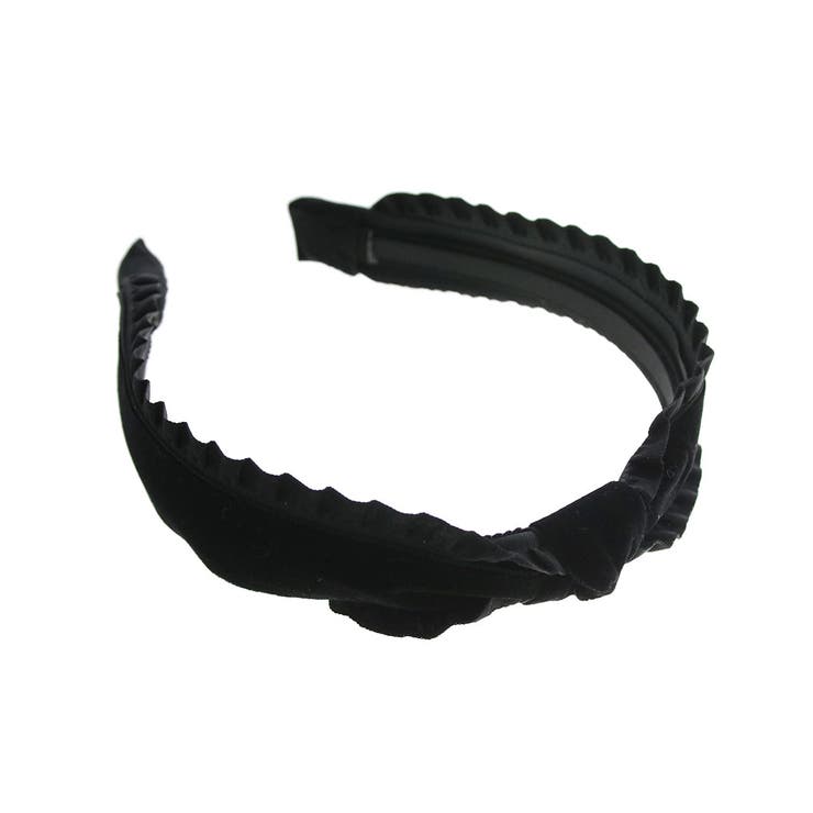 フリル×ベルベットカチューシャ ヘアアクセ ヘアアクセサリー | VINGTAINE | 詳細画像4 