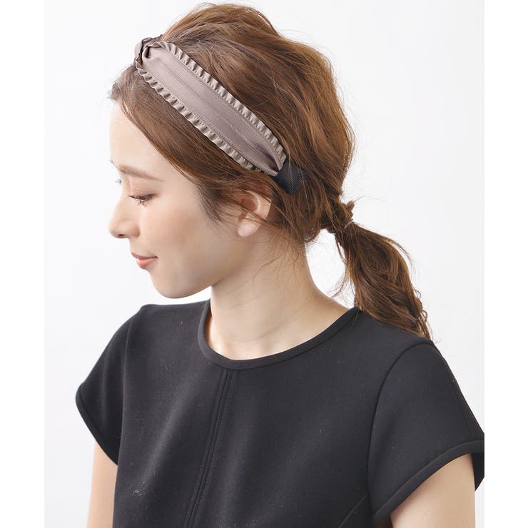 フリルリボンカチューシャ かわいい 大人可愛い | VINGTAINE | 詳細画像10 