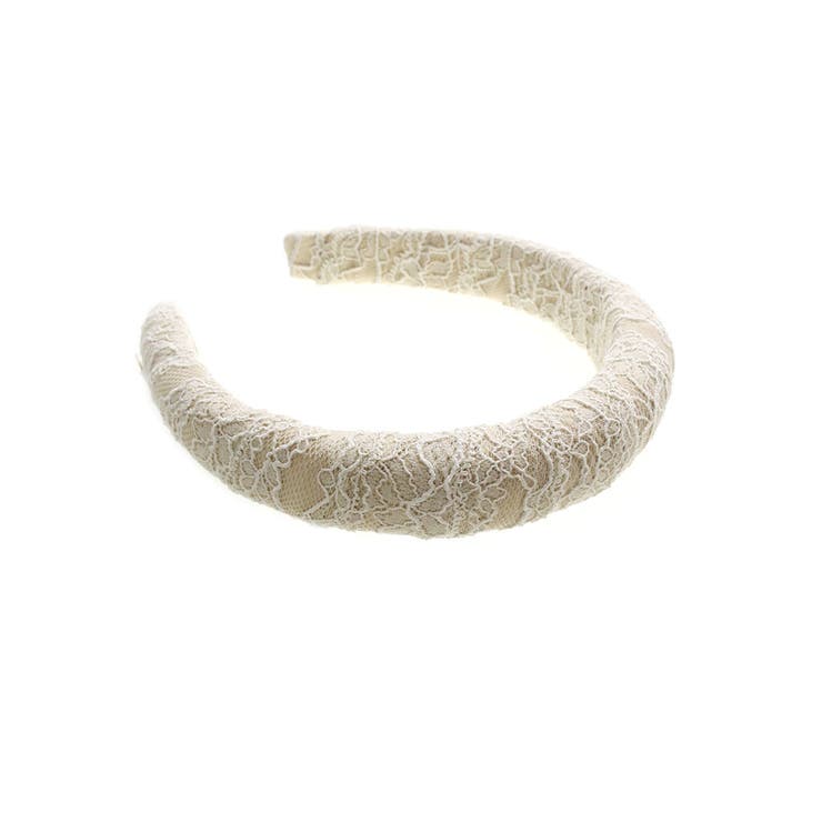 ボリュームレースカチューシャ シンプル 結婚式 | VINGTAINE | 詳細画像3 