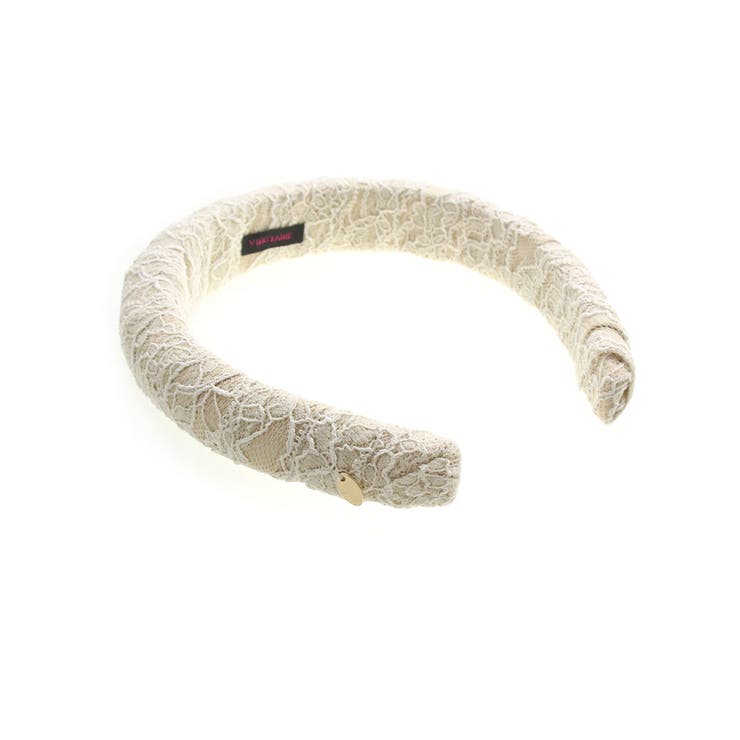 ボリュームレースカチューシャ シンプル 結婚式 | VINGTAINE | 詳細画像6 