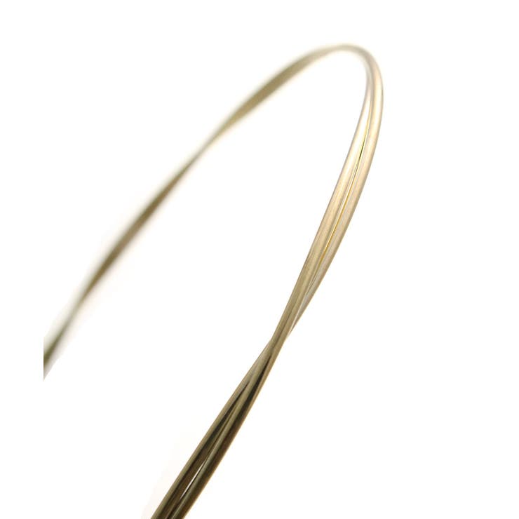 メタルシンプルカチューシャ ツイスト ヘアアクセサリー | VINGTAINE | 詳細画像5 