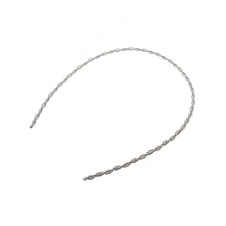 メタルロープチェーンカチューシャ ツイスト ヘアアクセサリー | VINGTAINE | 詳細画像8 