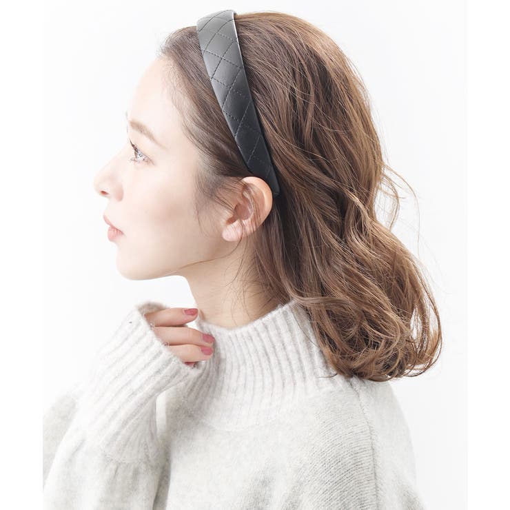 カチューシャ キルティング フェイクレザー | VINGTAINE | 詳細画像10 