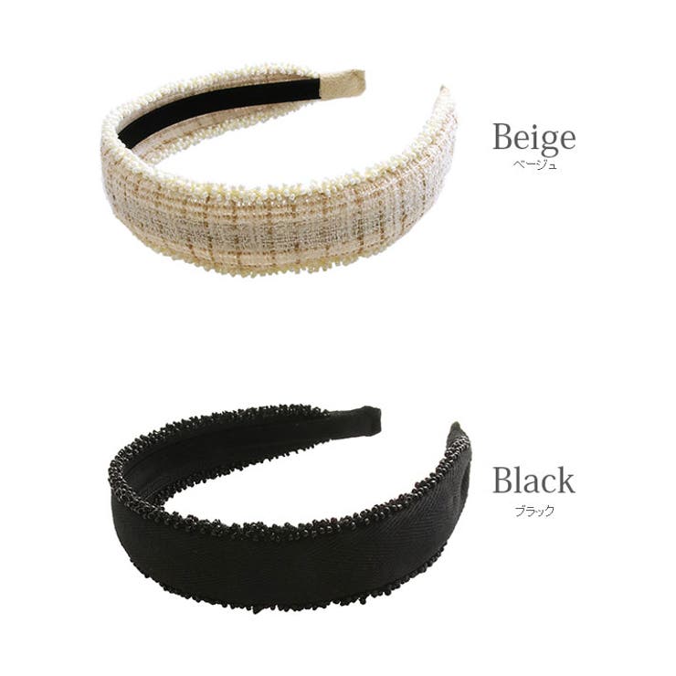 カチューシャ ビーズ 縁取り | VINGTAINE | 詳細画像2 