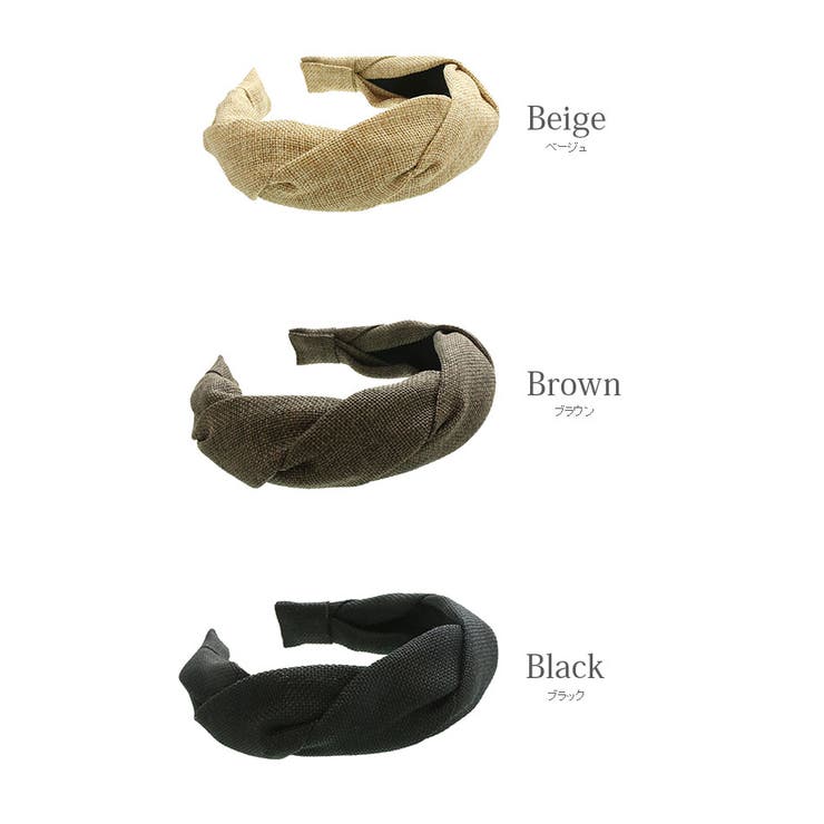 カチューシャ 麻風 ツイスト | VINGTAINE | 詳細画像2 