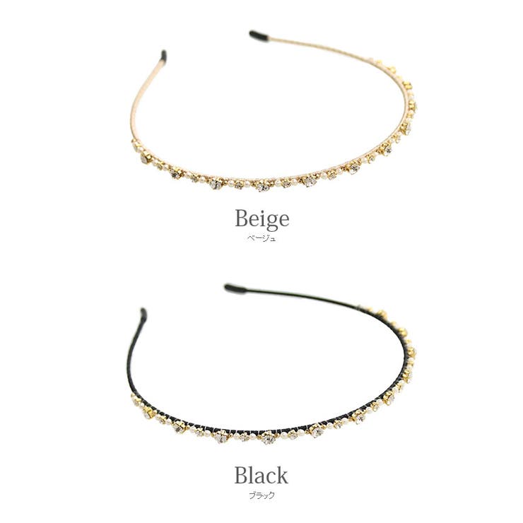 カチューシャ ビジュー パール | VINGTAINE | 詳細画像2 