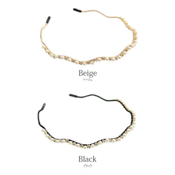 カチューシャ ビジュー ウェーブ | VINGTAINE | 詳細画像2 