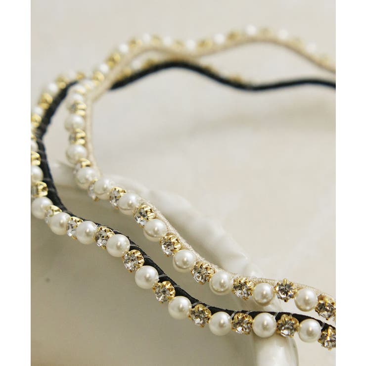 カチューシャ ビジュー ウェーブ | VINGTAINE | 詳細画像5 